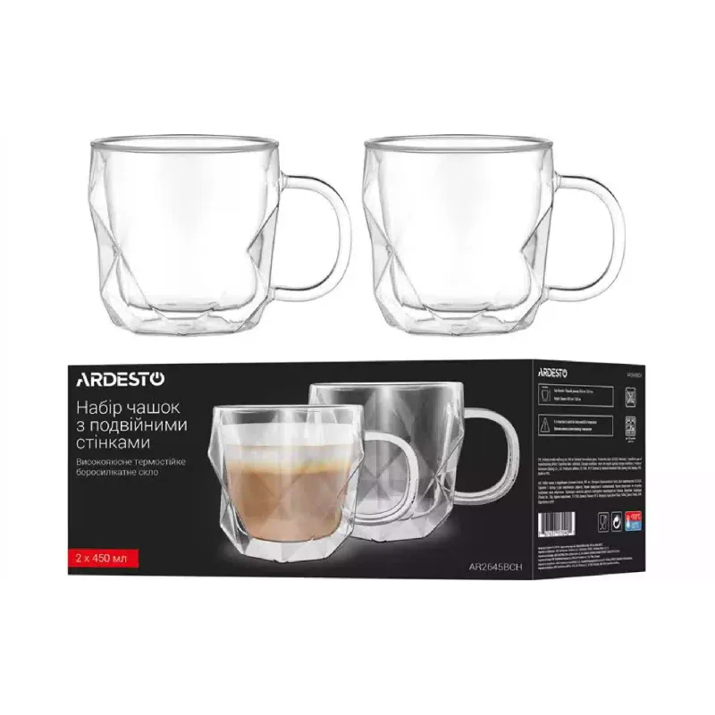 Taza Ardesto, Transparent (AR2645BCH)