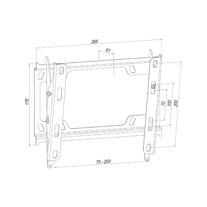 Βάση στήριξης για οθόνη με δυνατότητα κλίσης KSL (28EN)