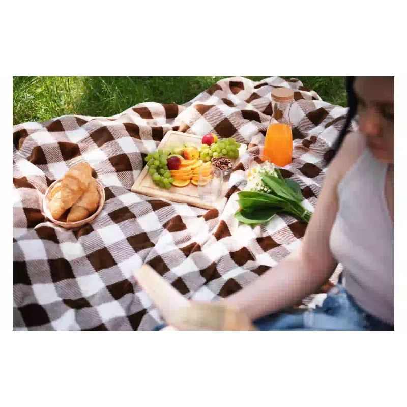 Καρό ύφασμα Ardesto Flannel Клетка, Beige (ART0103PB)