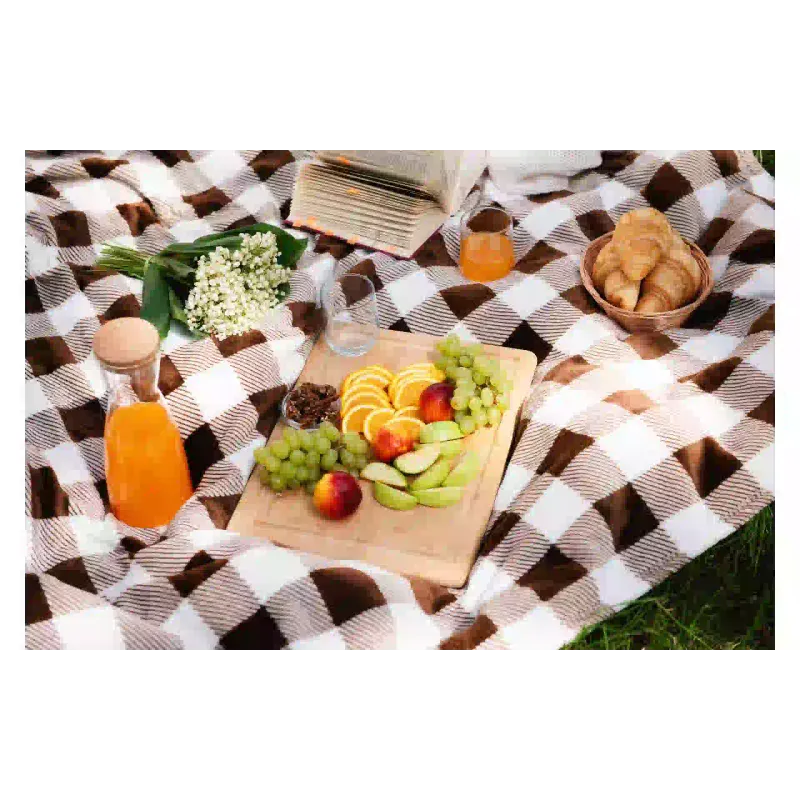 Καρό ύφασμα Ardesto Flannel Клетка, Beige (ART0103PB)