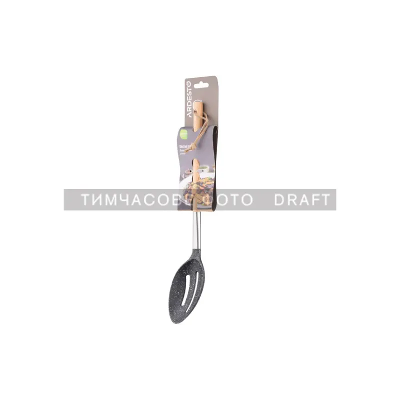 Slotted spoon Ardesto Midori, Black (AR1304BP)