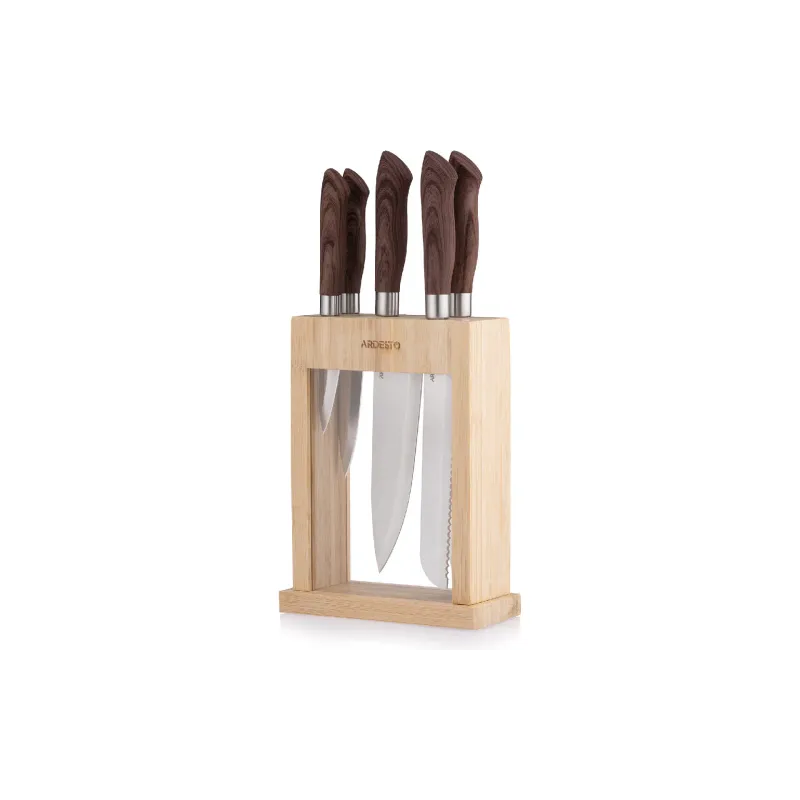 Set of knives Ardesto Midori, Brown (AR2105GR)