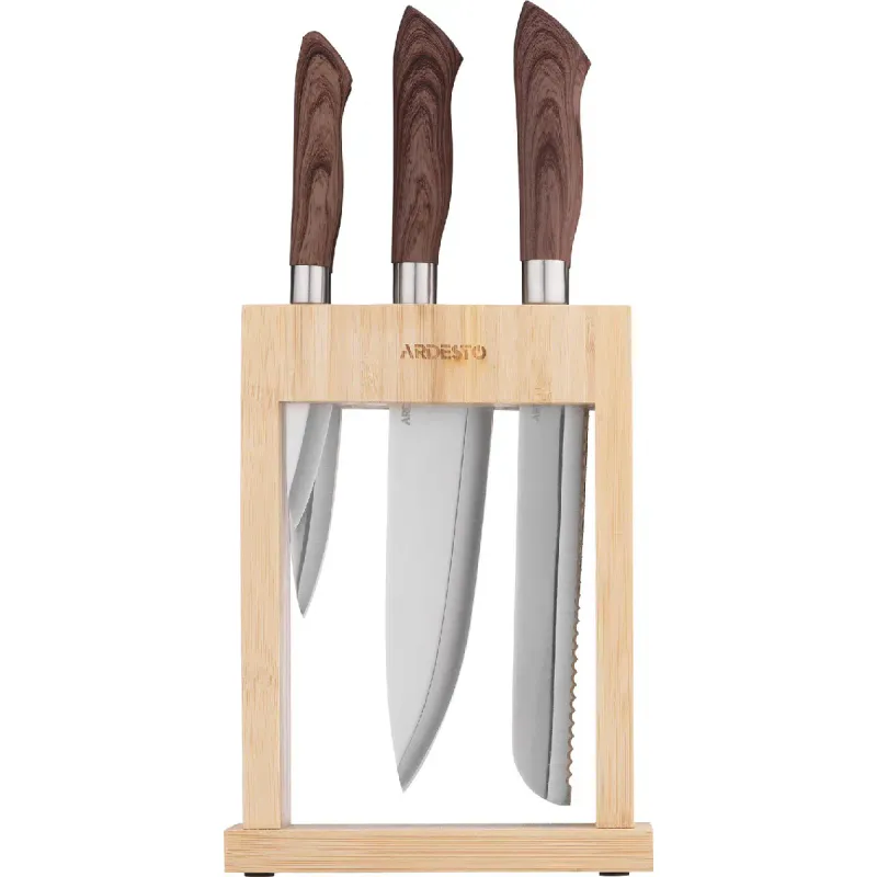 Conjunto de facas Ardesto Midori, Brown (AR2105GR)