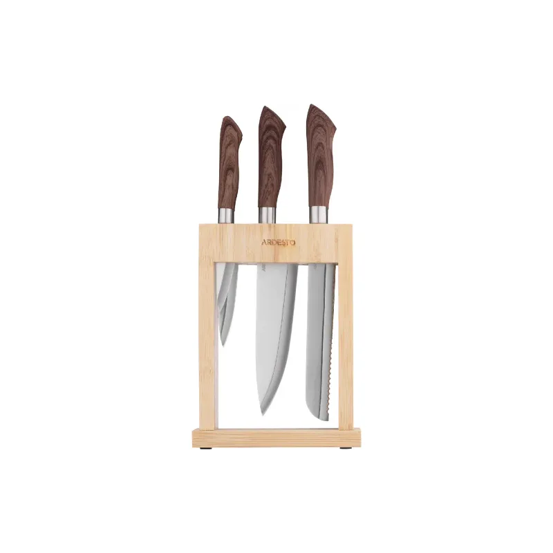 Set of knives Ardesto Midori, Brown (AR2105GR)