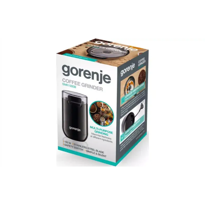 مطحنة القهوة Gorenje, Black (SMK150SB)