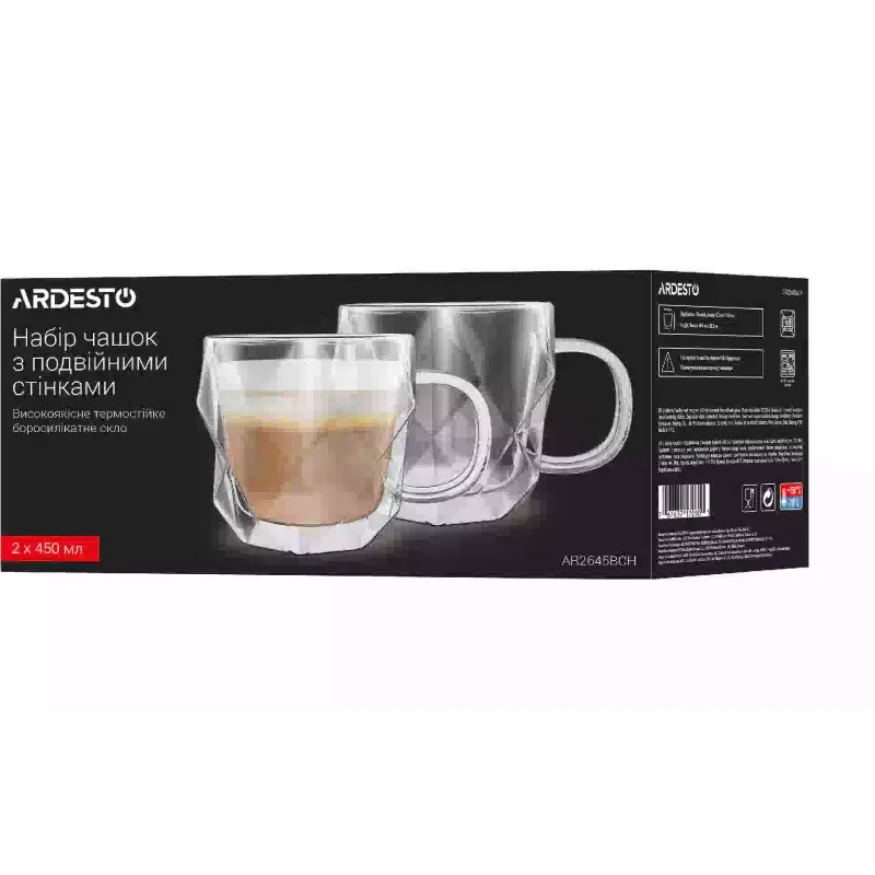 Taza Ardesto, Transparent (AR2645BCH)