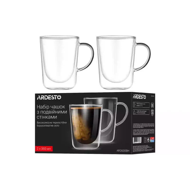 Taza Ardesto, Transparent (AR2635BH)