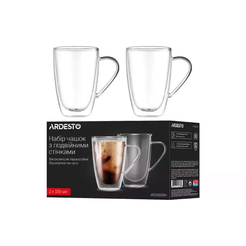 كوب Ardesto, Transparent (AR2633BH)
