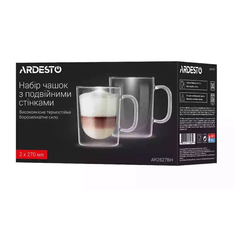 Φλιτζάνι Ardesto, Transparent (AR2627BH)