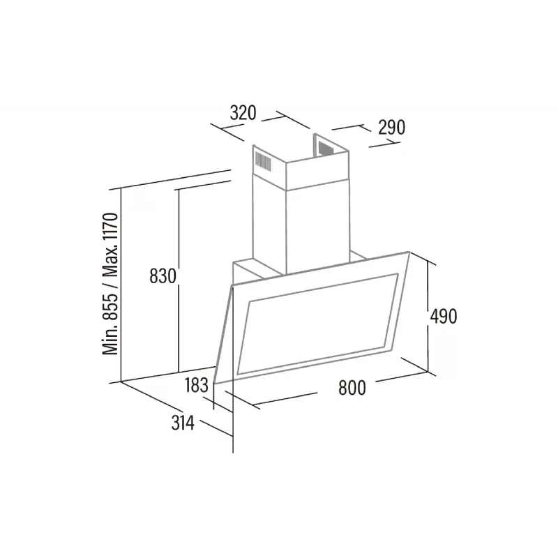 Витяжка Cata, White (02145006)