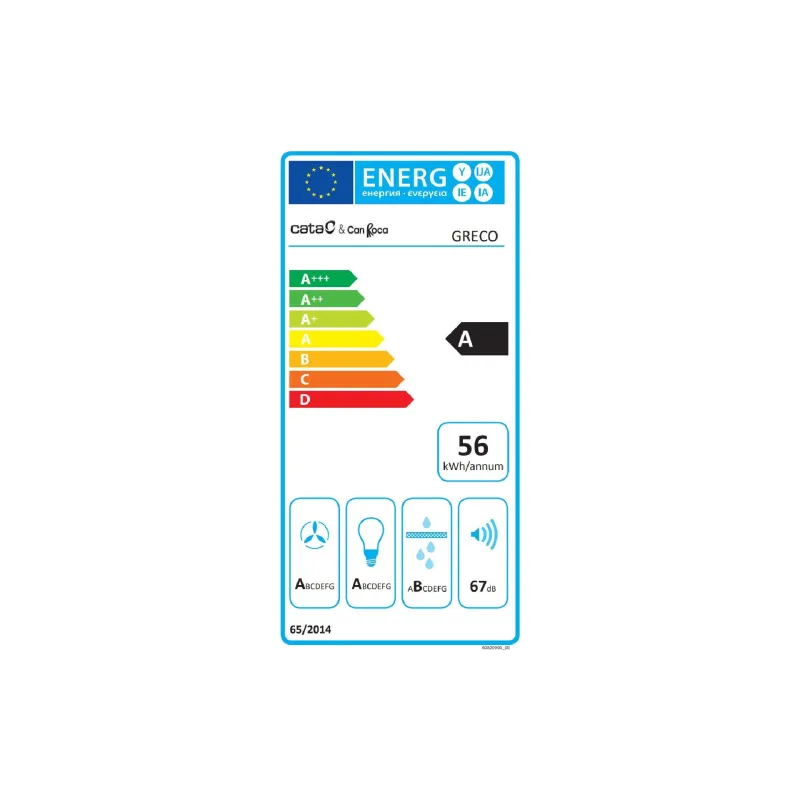 Extractor hood Cata, White (02145007)