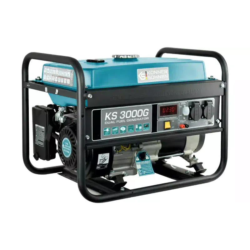 Генератор газо-бензиновий Konner&Sohnen (KS 3000G), 3 кВт, 1 фаза, руч старт