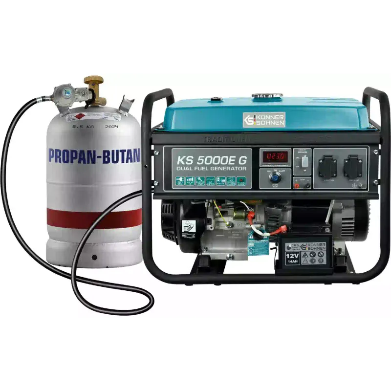 Bencinsko-plinski generator Konner&Sohnen (KS 5000E G)