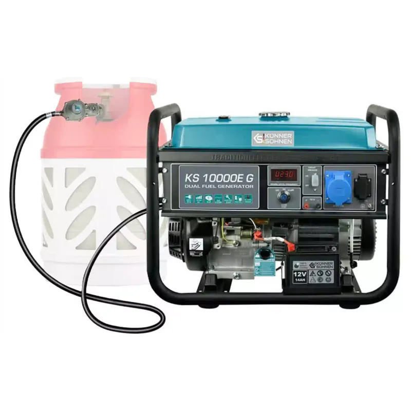 Gáz-benzin generátor Konner&Sohnen (KS 10000E G)