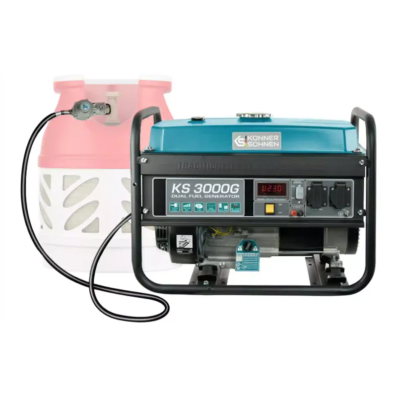 Gáz-benzin generátor Konner&Sohnen (KS 3000G)