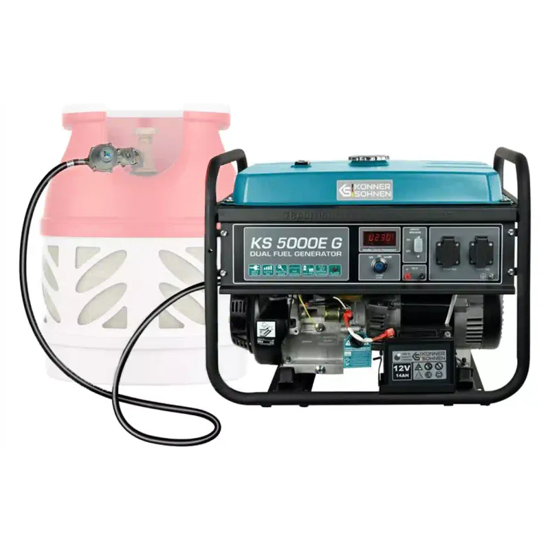 Gas-Benzin-Generator Konner&Sohnen (KS 5000E G)