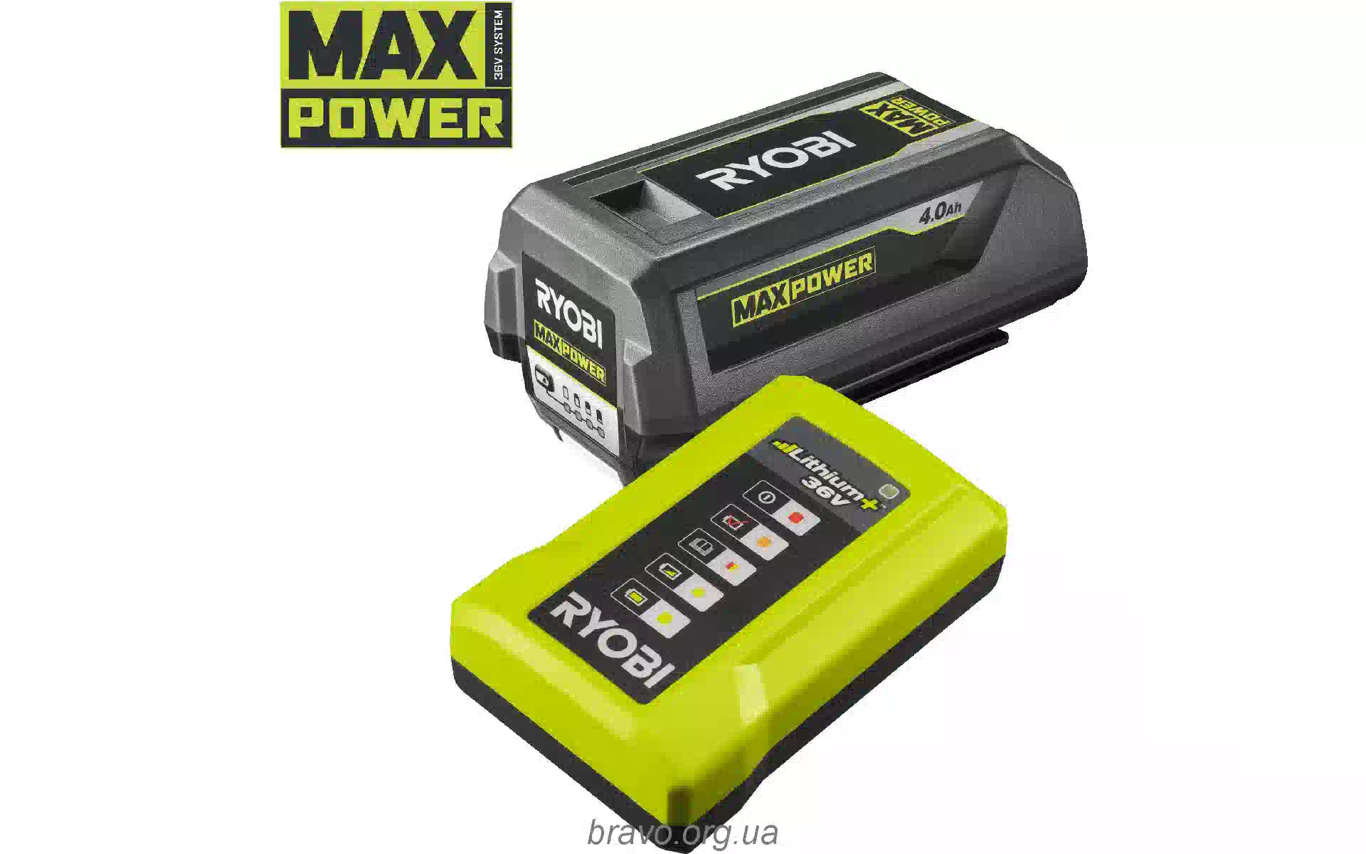 Акумулятор + зарядний пристрій Ryobi Max Power RY36BK17B-140 (5133006228) Акумулятор + зарядний пристрій Ryobi Max Power RY36BK17B-140 (5133006228)
