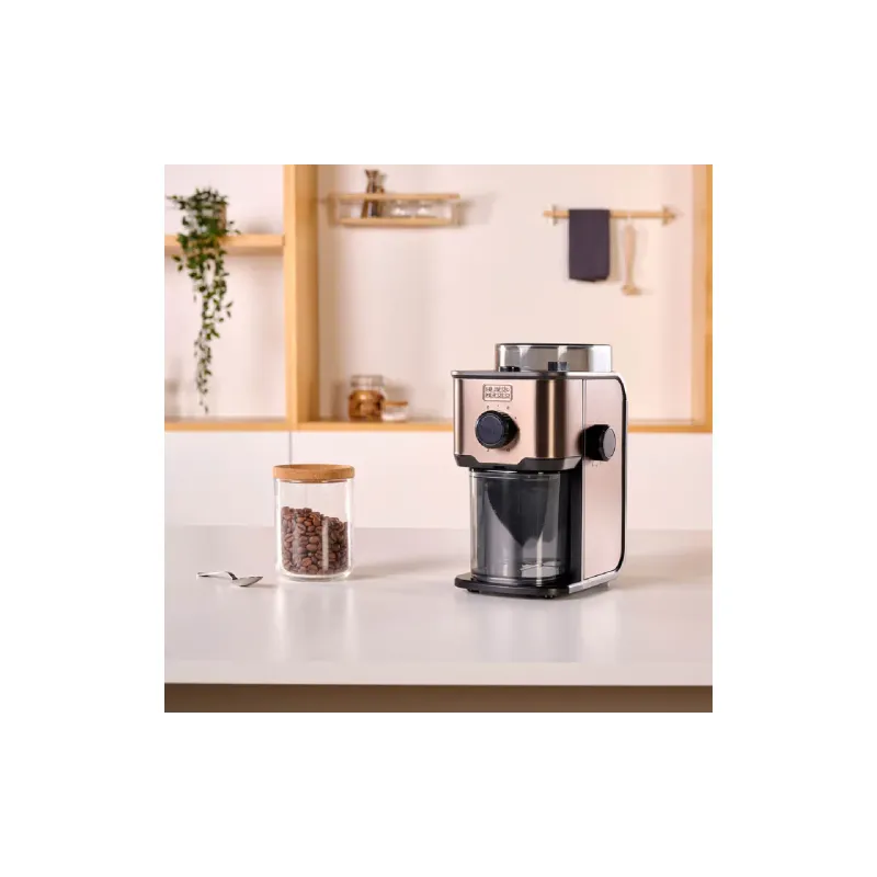 Кавомолка Black+Decker (BXCG151E), 150 Вт, Black