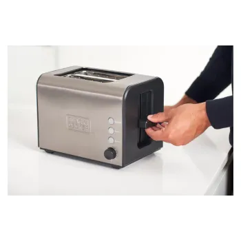 محمصة الخبز Black+Decker, Black (BXTO900E)