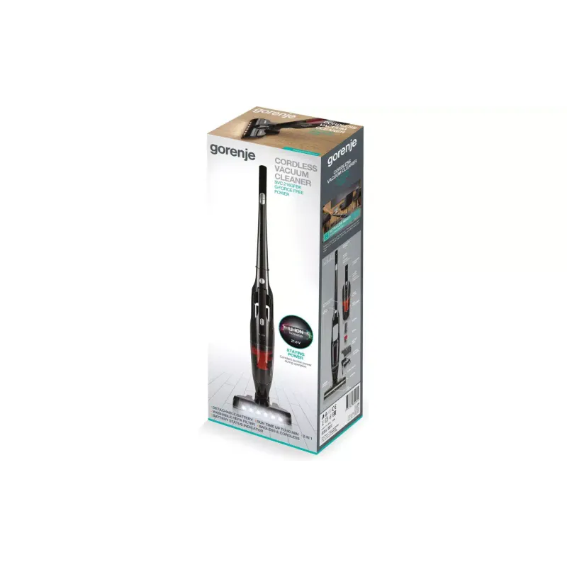 Пилосос Gorenje (SVC216GFBK), 500 мл, Black