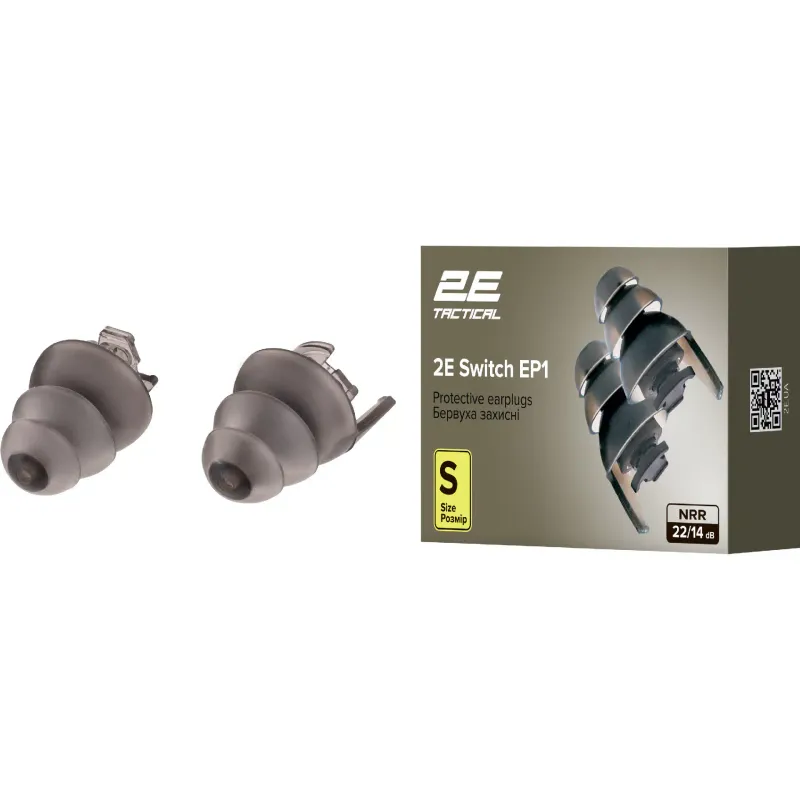 Беруши захисні 2E, Black (2E-EPWS1SBK)