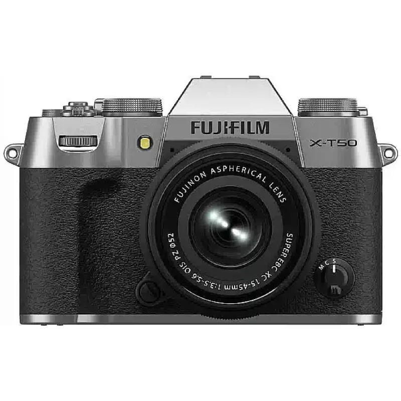 آلة تصوير Fujifilm X-T50 + XC 15-45mm F3.5-5.6 Kit, Silver (16828832)