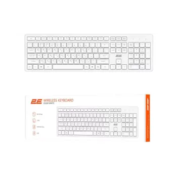 Membrane keyboard 2E  White (2E-KS260WWH_UA)