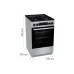 Estufa combinada Gorenje GK5C60SJ/FM514D-JPD4B, Titan (GK5C60SJ)