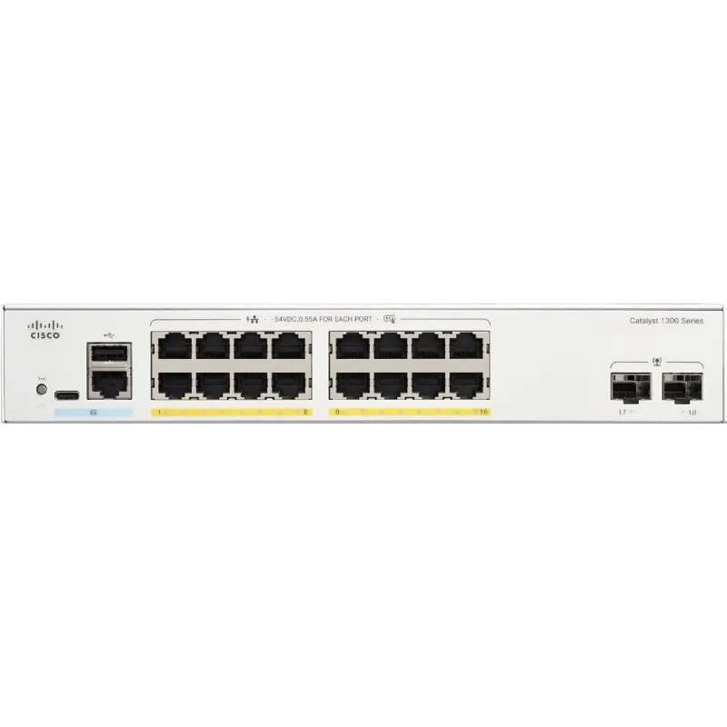 Διακόπτης Cisco (C1300-16P-2G)