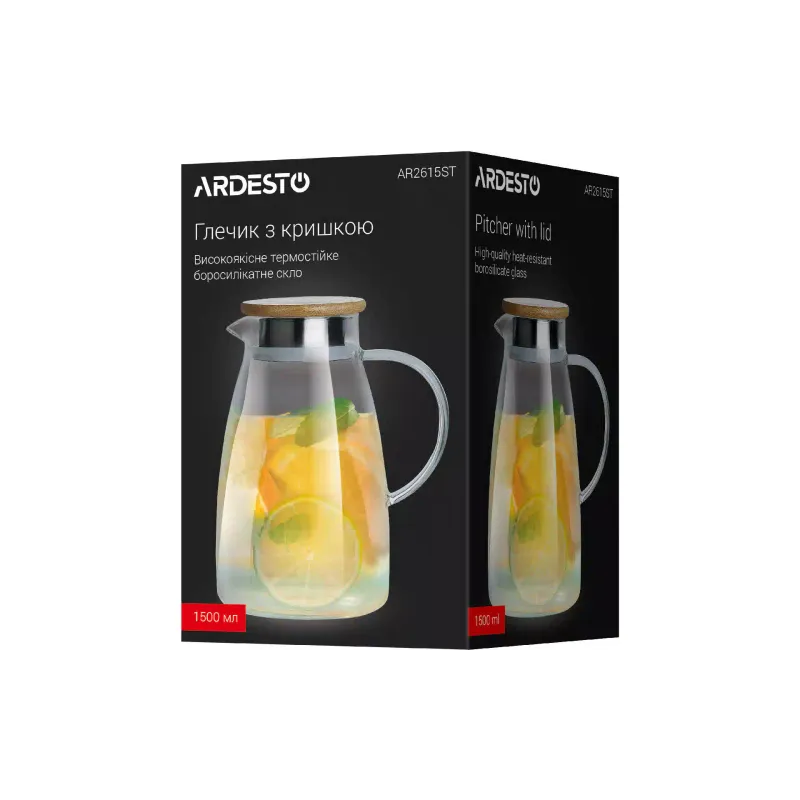 إبريق مع غطاء Ardesto, Transparent (AR2615ST)