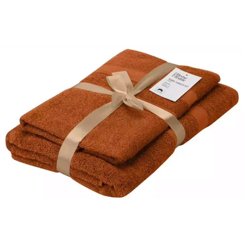 Toalha felpuda Ardesto Splendid, Terra Cotta (ART2359TE)