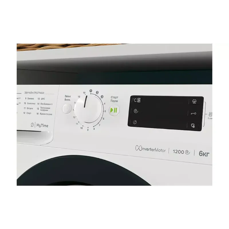 غسالة ملابس Indesit, White (OMTWSE61293WKUA)