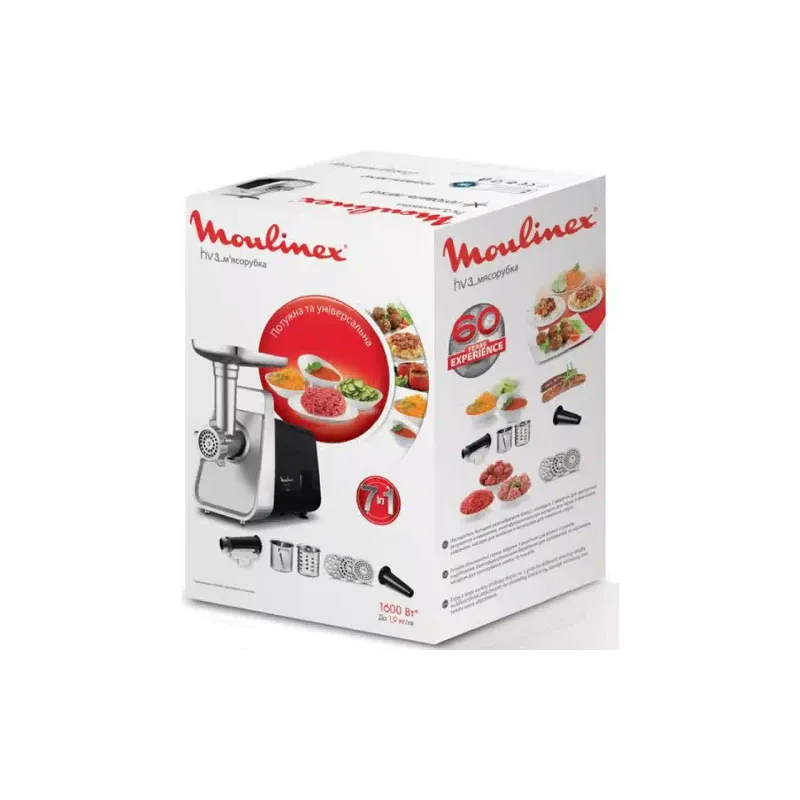 Mlinček za meso Moulinex, Black/Grey (ME307832)