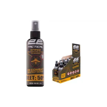 Spray gegen Mücken, Zecken und Stechmücken 2E Combat Protect 50 Pro (2E-RPLNTDT50-100)