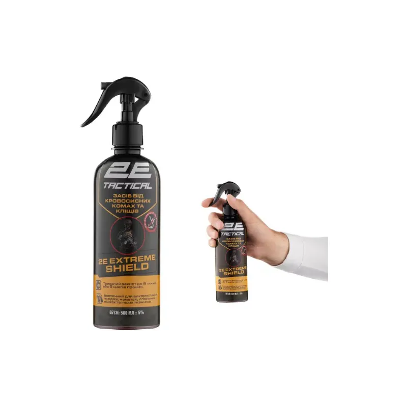 Sredstvo za uničevanje krvosesnih žuželk in klopov 2E Extreme Shield (2E-RPLNTPN05-500)