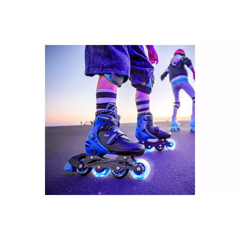 Rolerji Neon Combo Skates, Blue (NT09B4)
