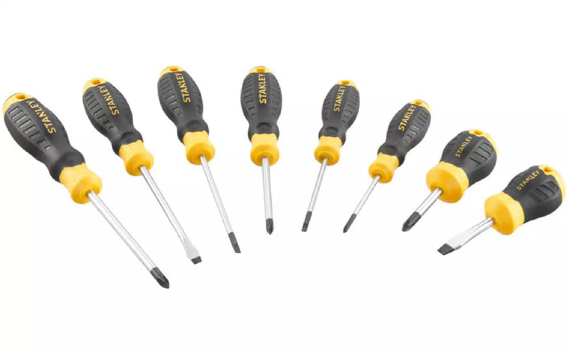 مجموعة مفكات البراغي Stanley Cushion Grip (STHT16167-0) مجموعة مفكات البراغي Stanley Cushion Grip (STHT16167-0)