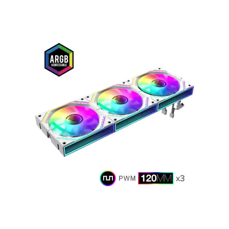 Корпусный вентилятор Gamemax  (FN12A-S3I-W)