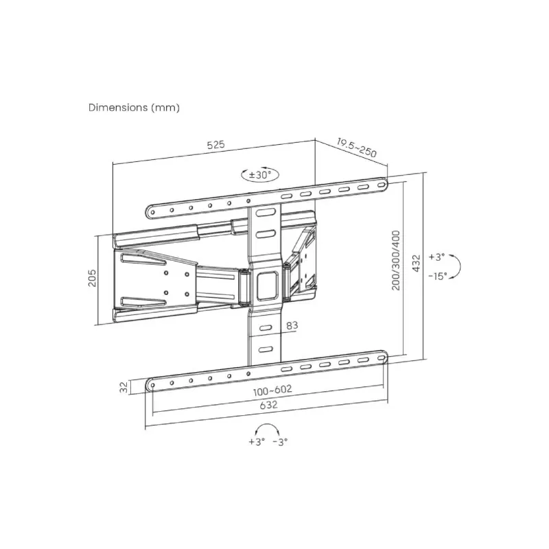 Suporte para monitor Unibracket (Slim64)