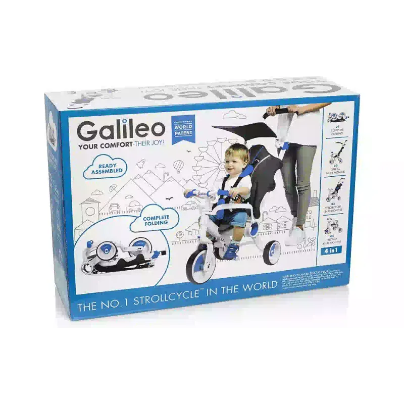 Παιδικό ποδήλατο Galileo Strollcycle, Blue (G-1001-B)