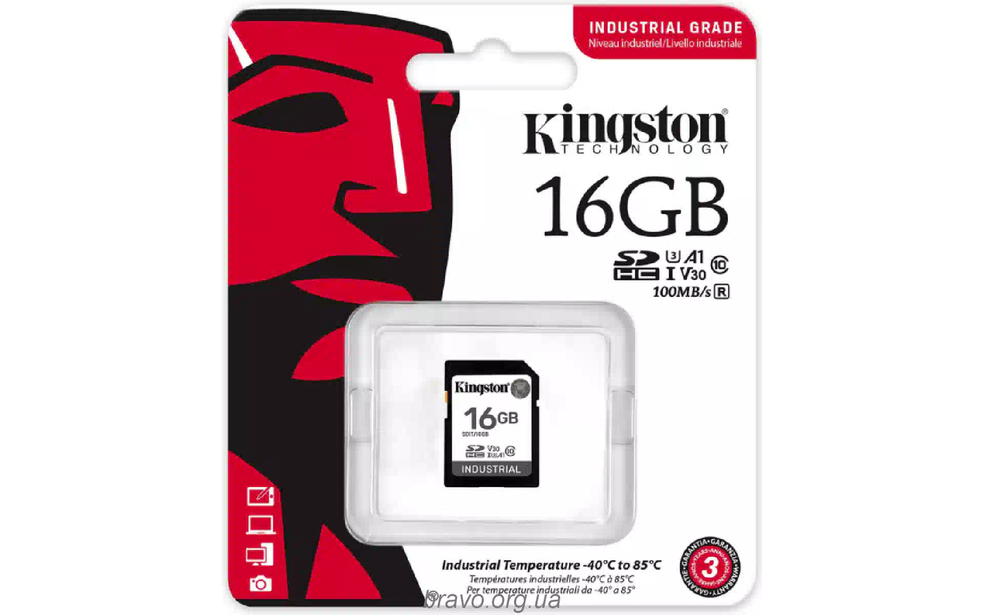 Карта пам'яті Kingston (SDIT/16GB), SDHC Карта пам'яті Kingston (SDIT/16GB), SDHC