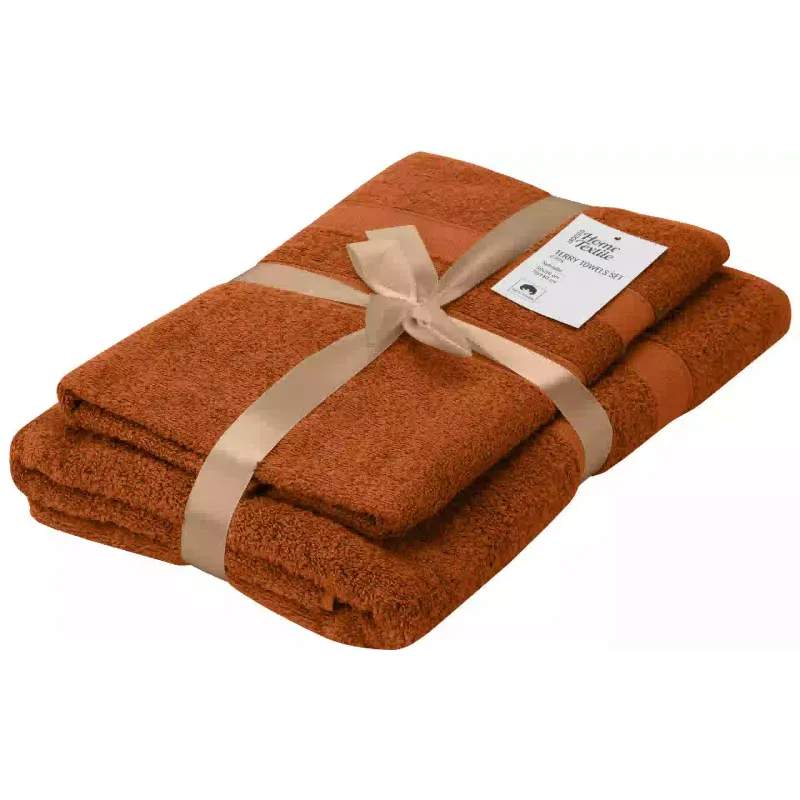 Toalha felpuda Ardesto Splendid, Terra Cotta (ART2359TE)