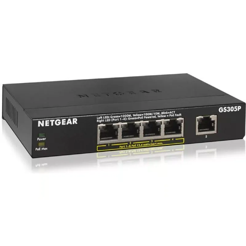 Комутатор Netgear  (GS305P-300EUS)