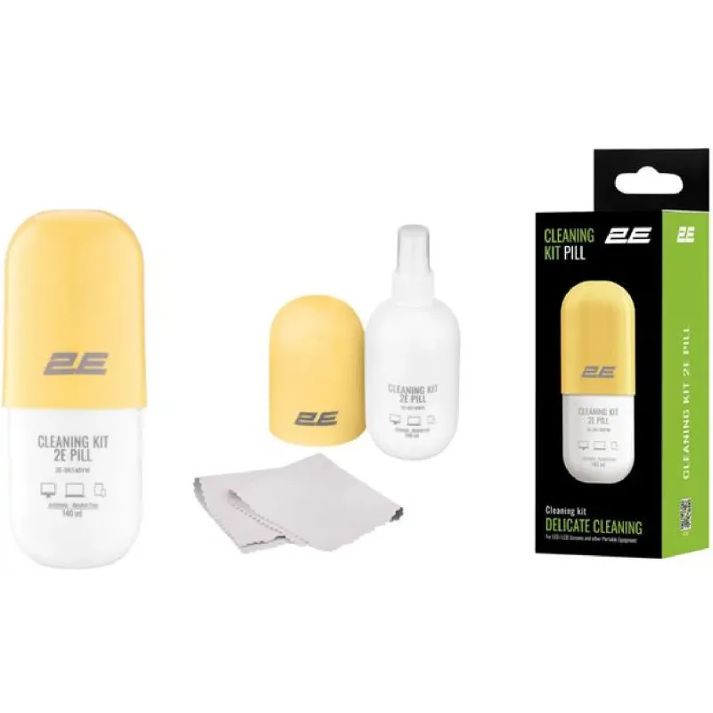 Tisztítókészlet irodai berendezésekhez 2E (2E-SK140YW)