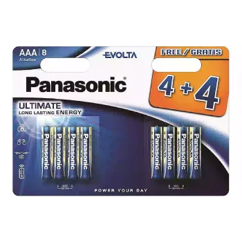 Batería Panasonic Evolta AA (LR03EGE/8B4F)