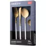 Набір столових приладів Ardesto Gemini Lecco, Gold/White (AR0704LW)