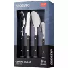 Набір столових приладів Ardesto Gemini Aosta, Black (AR1916AS)