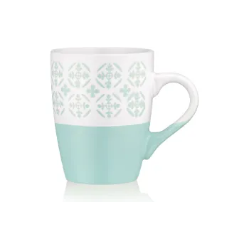 Чашка Ardesto, White/Light Blue (AR3045LB)