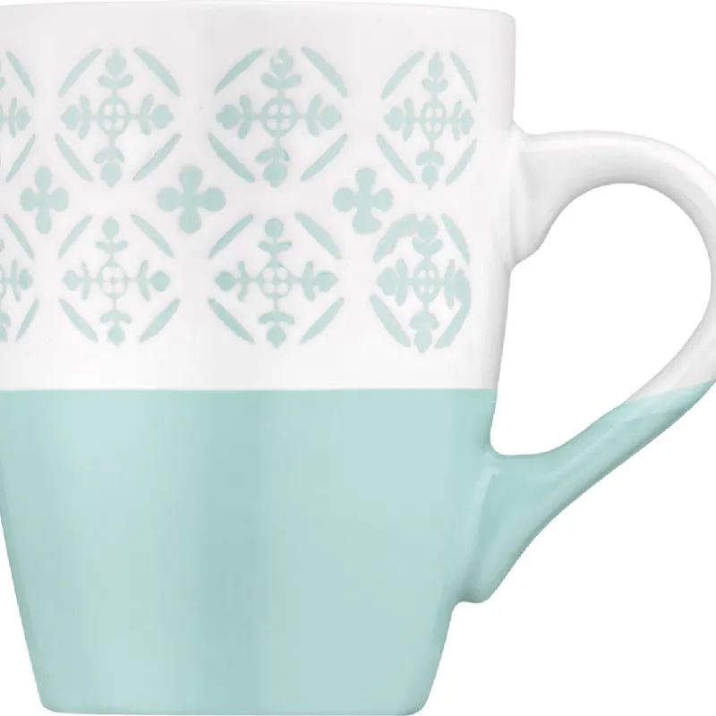 Чашка Ardesto, White/Light Blue (AR3045LB)