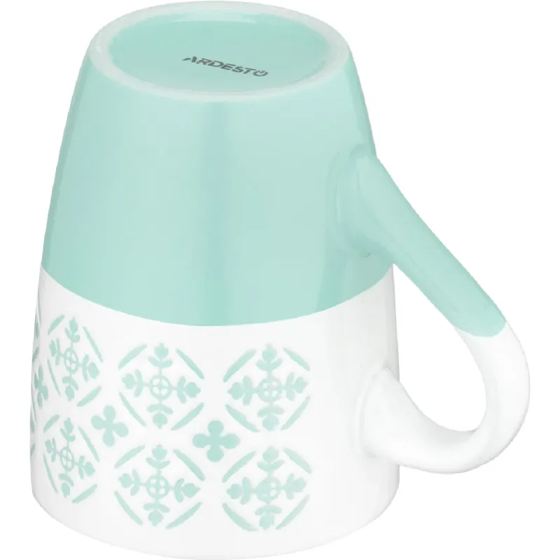 Чашка Ardesto, White/Light Blue (AR3045LB)